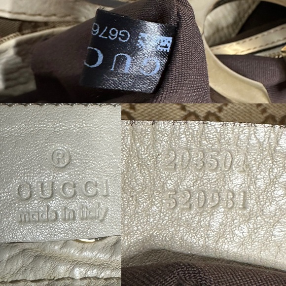 💯Authentic Gucci Tote Hobo Handbag🍀 - Picture 9 of 14